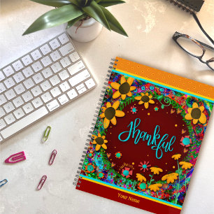 Hübsche florale Dankbarkeit fröhliche Inspirivity Planer