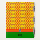 Hübsche florale gesegnete fröhliche Inspiritivität Planer (Rückseite)