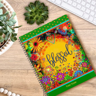 Hübsche florale gesegnete fröhliche Inspiritivität Planer