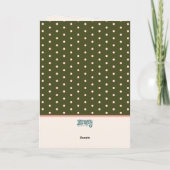 Hübsche florale Happy Oaster Inspirivity Karte (Rückseite)