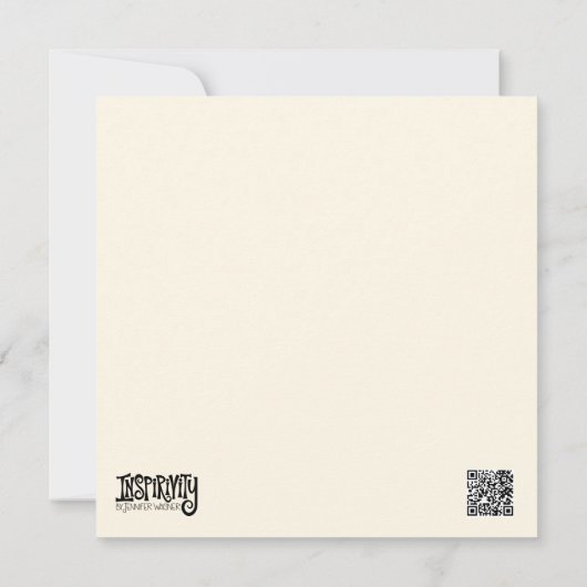 Hübsche florale Hugs am Flachplatz Inspirivity (Rückseite)