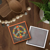 Hübsche florale Liebe Magnet