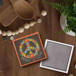 Hübsche florale Liebe Magnet