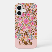 Hübsche florale Mandala-iPhone-Hülle für Sie