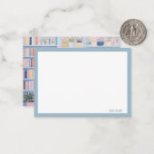 Hübsche florale Mitteilungskarten (Vorderseite/Rückseite Beispiel)