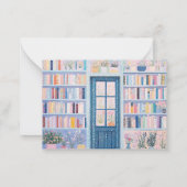 Hübsche florale Mitteilungskarten (Rückseite)