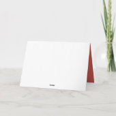 Hübsche florale Moderne Orchidee Blume Orange Gebu Karte (Rückseite)