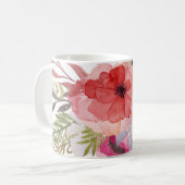 Hübsche florale Muttertagskarte Kaffeetasse