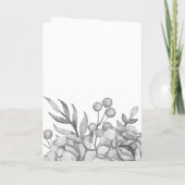 Hübsche florale Muttertagskarte Karte (Rückseite)