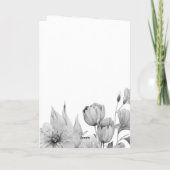 Hübsche florale Muttertagskarte Karte (Rückseite)