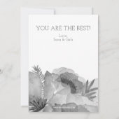 Hübsche florale Muttertagskarte Karte (Rückseite)