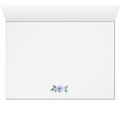 Hübsche florale Notecard (Innenansicht Horizontal (Unten))