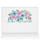 Hübsche florale Notecard (Innenansicht Horizontal (Oben))