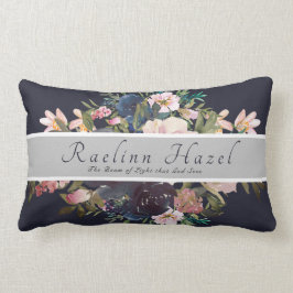 Hübsche florale Personalisierte Bedeutung Baby Mäd Lendenkissen