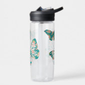 Hübsche florale Schmetterlinge Trinkflasche (Links)