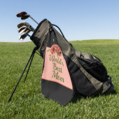 Hübsche Florale Weltbeste Mutter  Golfhandtuch (Gras)