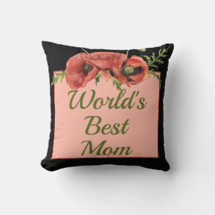 Hübsche Florale Weltbeste Mutter Kissen