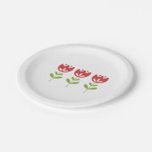 Hübsche Florentiner Tulips Jeden Anlass Party Vera Pappteller (Schrägansicht)