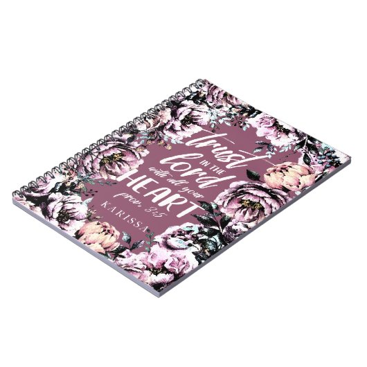 Hübsche Florenz| Schrift| Light Text Notizblock (Linke Seite)