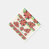 Hübsche, flower Napkins in Barrennen Serviette (Ecke)