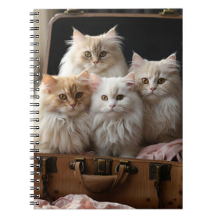 HÜBSCHE FLUFFY PERSIAN CAT FAMILIE NOTIZBLOCK