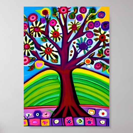 Hübsche Flüsterkunst | AI Generated Art Poster (Vorne)