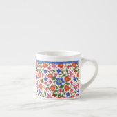 Hübsche Folklore Art Floral auf der Tasse White Es (Rechts)