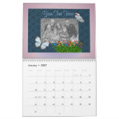 Hübsche Fotos hinzufügen Kalender (Jan 2027)