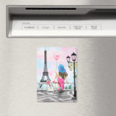 Hübsche Frau in Partis Magnet (In Situ (Geschirrspüler))