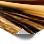 Hübsche Frau mit Reflektion der Sonnenbrille Poster (Ecke)