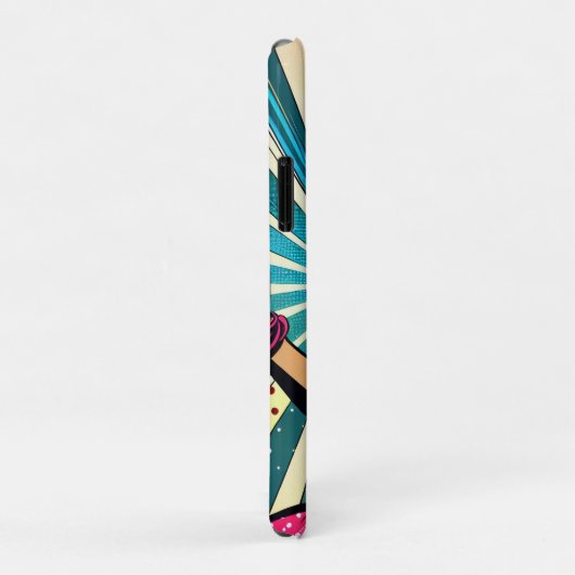 Hübsche Frauentänzerin Salsa Pop Art Case-Mate iPhone Hülle (Hinten/Rechts)