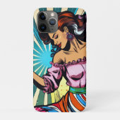 Hübsche Frauentänzerin Salsa Pop Art Case-Mate iPhone Hülle (Rückseite)