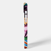 Hübsche Frauentänzerin Salsa Pop Art Case-Mate iPhone Hülle (Rückseite / Links)