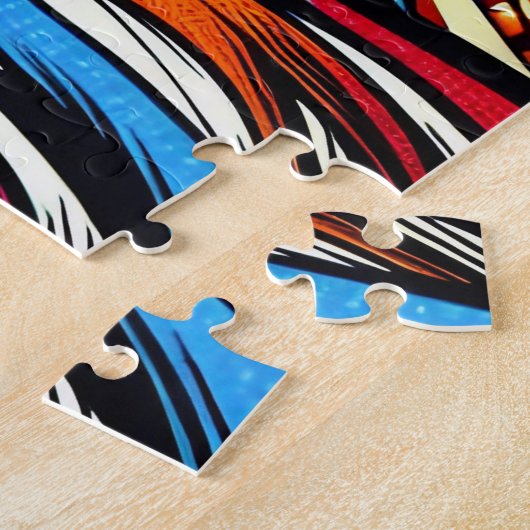 Hübsche Frauentänzerin Salsa Pop Art Puzzle (Seite)