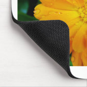 hübsche, frisch gelbe Blume Mousepad (Ecke)
