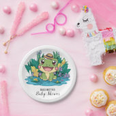 Hübsche Frog Baby Dusche Pappteller (Party)