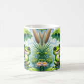 Hübsche Frosch-Regenschirm-Kaffeetassen-Wrap | Reg Kaffeetasse (Mittel)