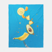 Hübsche Früchte Fleecedecke (Vorderseite)