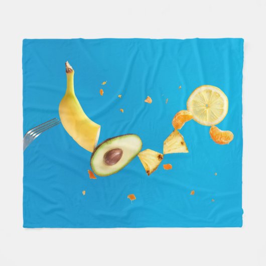 Hübsche Früchte Fleecedecke (Vorderseite (Horizontal))
