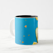 Hübsche Früchte Zweifarbige Tasse (Vorderseite Links)