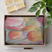 Hübsche Frühlings-Tulpen Seidenpapier (Geschenk)