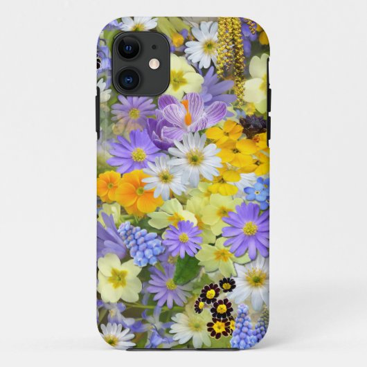 Hübsche Frühlingsblumen Case-Mate iPhone Hülle (Rückseite)