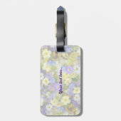 Hübsche Frühlingsblumen Gepäckanhänger (Rückseite vertikal)