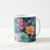 Hübsche Frühlingsblumen Kaffeetasse (VorderseiteRechts)