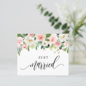 Hübsche Frühlingsblumen mit Wasserfarbe Nur Verhei (Stehend Vorderseite)