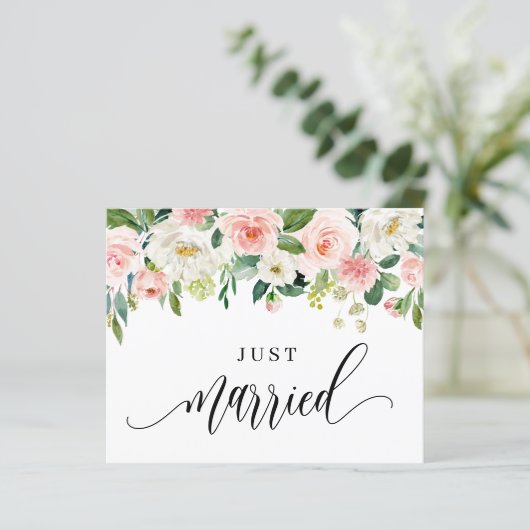 Hübsche Frühlingsblumen mit Wasserfarbe Nur Verhei (Stehend Vorderseite)