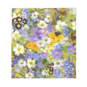 Hübsche Frühlingsblumen Notizblock (Vorderseite)