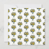 Hübsche Frühlingsblumen Personalisiert zum Muttert Karte (Rückseite)