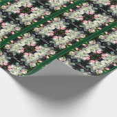 Hübsche Frühlingsblüten Personalisiert Geschenkpapier (Ecke)