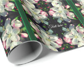 Hübsche Frühlingsblüten Personalisiert Geschenkpapier (Rolleneckpunkt)
